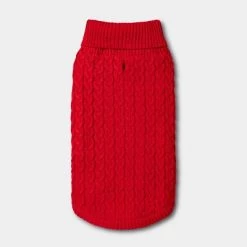 Dog and Cat Sweater - Classic Red - Wondershop™