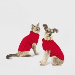 Dog and Cat Sweater - Classic Red - Wondershop™ -Wondershop Sales unnamed file 1011