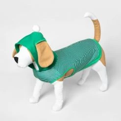 Dog and Cat Hoodie - Green Striped - Wondershop™ 11 Dog and Cat Hoodie - Green Striped - Wondershop™ -Wondershop Sales unnamed file 1032