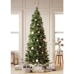 7.5' Pre-Lit Slim Virginia Pine Artificial Christmas Tree Clear Lights - Wondershop™ -Wondershop Sales unnamed file 104