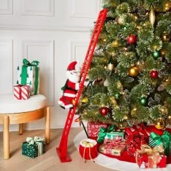 Large Climbing Santa Decorative Figurine Red - Wondershop™