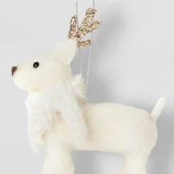 4ct Boiled Wool Animal Christmas Tree Ornament Set White - Wondershop™ -Wondershop Sales unnamed file 1070