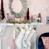 Cable Knit Christmas Stocking Ivory - Wondershop™