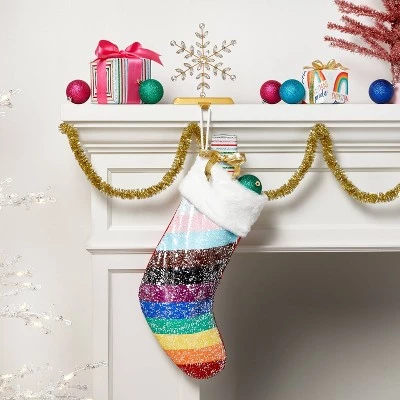 20" Pride Reversible Sequin Christmas Stocking - Wondershop™ 1 20" Pride Reversible Sequin Christmas Stocking - Wondershop™