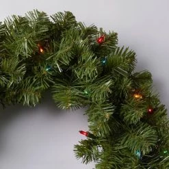 20" Pre-lit Pine Artificial Christmas Wreath Multicolor Lights - Wondershop™ -Wondershop Sales unnamed file 1114