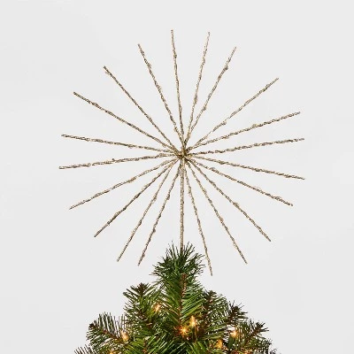 14in 70Lit Twinkling Starburst Spikes Tree Topper - Wondershop™ 1 14in 70Lit Twinkling Starburst Spikes Tree Topper - Wondershop™