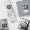 80 sq ft Gift Wrap Pack Silver/White - Wondershop™