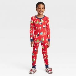Kids' Holiday Gnomes Print Matching Family Pajama Set - Wondershop™ Red -Wondershop Sales unnamed file 1193