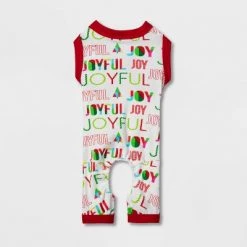 Dog and Cat Matching Family Pajama Set - Wondershop™ Joyful Cream
