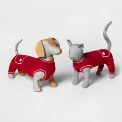 Dog and Cat Union Suit Pajama - Red - Wondershop™ -Wondershop Sales unnamed file 1217