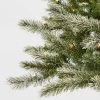 7' Pre-Lit Flocked Douglas Fir Artificial Tree Clear Lights - Wondershop™