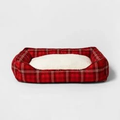 Red Plaid Cuddler Dog Bed - Wondershop™ 7 Red Plaid Cuddler Dog Bed - Wondershop™ -Wondershop Sales unnamed file 1243