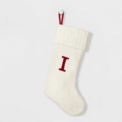 Knit Monogram Christmas Stocking White - Wondershop™ -Wondershop Sales unnamed file 15