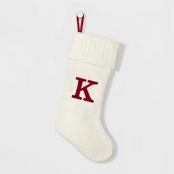 Knit Monogram Christmas Stocking White - Wondershop™ -Wondershop Sales unnamed file 17
