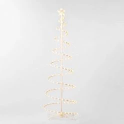 6' Incandescent Spiral Tree Novelty Sculpture Light - Wondershop™ Clear