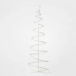 6' Incandescent Spiral Tree Novelty Sculpture Light - Wondershop™ Clear -Wondershop Sales unnamed file 177