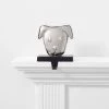 Dog Christmas Stocking Holder Silver/Black - Wondershop™