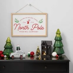 Small Bug Car with Presents on Top Decorative Figurine White - Wondershop™