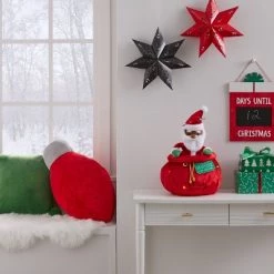 13" Santa in Bag Decorative Figurine - Wondershop™