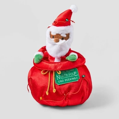 13" Santa in Bag Decorative Figurine - Wondershop™ 2 13" Santa in Bag Decorative Figurine - Wondershop™ - Image 2