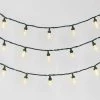 35ct LED Faceted Flame-Tip String Lights with Green Wire - Wondershop™ Red/green/white