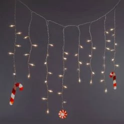 150ct Incandescent Icicle Lights with Novelty Accent Clear with White Wire - Wondershop™ White Rattan Star -Wondershop Sales unnamed file 279