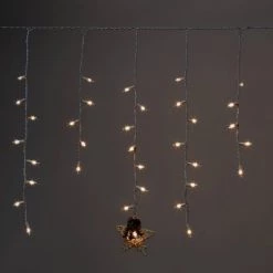 150ct Incandescent Icicle Lights with Novelty Accent Clear with White Wire - Wondershop™ White Rattan Star -Wondershop Sales unnamed file 281