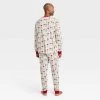 Men's Holiday Joyful Print Matching Family Pajama Set - Wondershop™ Cream