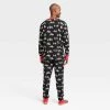 Men's Holiday Penguins Print Matching Family Pajama Set - Wondershop™ Black