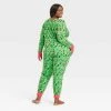 Women's Multi Santa Print Matching Family Pajama Set - Wondershop™ Green