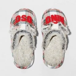 Boys' Nino Oso Plaid Slide Holiday Slippers - Wondershop™ Multicolor -Wondershop Sales unnamed file 335