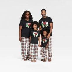 Women's Holiday Gnomes Matching Family Pajama T-Shirt - Wondershop™ Black -Wondershop Sales unnamed file 364