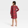 Kids' Holiday Tartan Plaid Flannel Matching Family Pajama NightGown- Wondershop™ Red