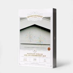 2pk Christmas LED Starburst Novelty 140 Lights Multicolor - Wondershop™