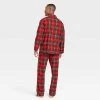 Men's Holiday Tartan Plaid Flannel Matching Family Pajama Set - Wondershop™ Red