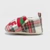 Toddler Boys' Baby Elf Plaid Bootie Slippers - Wondershop™ Multicolor