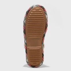 Men's Papa Oso Plaid Slide Holiday Slippers - Wondershop™ Multicolor -Wondershop Sales unnamed file 482