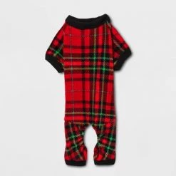 Dog and Cat Holiday Tartan Print Matching Family Pajama Set - Wondershop™ Red