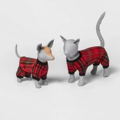 Dog and Cat Holiday Tartan Print Matching Family Pajama Set - Wondershop™ Red -Wondershop Sales unnamed file 559