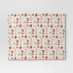 Joyful Printed Plush Throw Blanket - Wondershop™