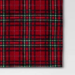 Tartan Plaid Printed Plush Throw Blanket Red - Wondershop™ -Wondershop Sales unnamed file 611