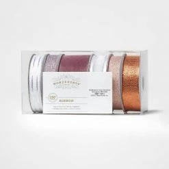 6ct End Fabric Ribbon Purple/Pink/Orange 150ft - Wondershop™ -Wondershop Sales unnamed file 621