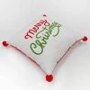 'Merry Christmas' Print Square Throw Pillow Ivory/Red - Wondershop™