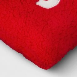 'Joy' Cozy Faux Fur Lumbar Christmas Throw Pillow Red/Ivory - Wondershop™ -Wondershop Sales unnamed file 689