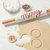 Stoneware and Wood Merry Christmas Rolling Pin - Wondershop™