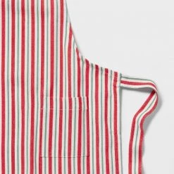 Cotton Striped Kids' Apron Red/Green - Wondershop™