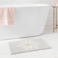 17"x24" Christmas Bath Rug - Wondershop™ Dark Green