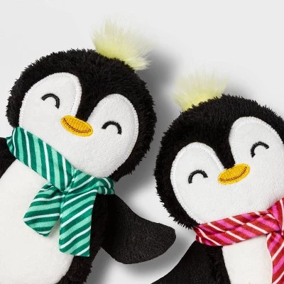 Penguin Plush Dog Toy Set - 2pk - Wondershop™ 2 Penguin Plush Dog Toy Set - 2pk - Wondershop™ - Image 2