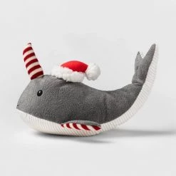Narwhal Plush Dog Toy - XL - Wondershop™