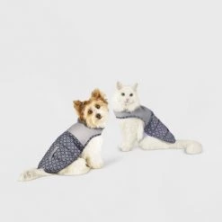 Reflective Dog and Cat Puffer - Blue - Wondershop™ -Wondershop Sales unnamed file 858